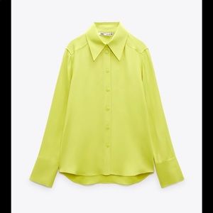 Zara Satin Effect Shirt